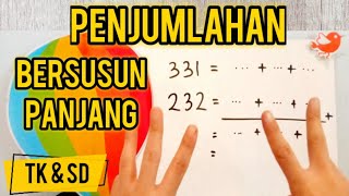 SANGAT MUDAH!!! PENJUMLAHAN BERSUSUN PANJANG | BELAJAR BERHITUNG CEPAT MATEMATIKA TK DAN SD screenshot 5