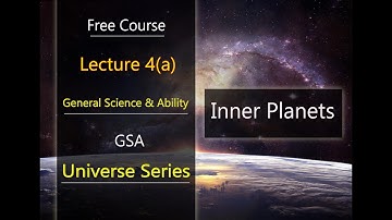 General Science & Ability lecture series | CSS | ISSB|PMS| inner solar system planets | Lecture 4a |