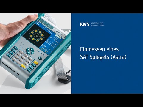 KWS INFO: Einmessen eines SAT Spiegels (Astra) (HD)