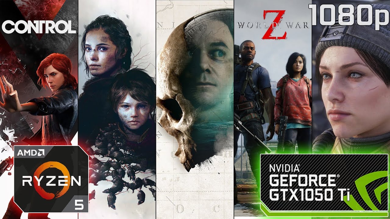 [GTX 1050 Ti] in 5 games (2019)