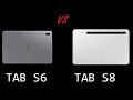 Samsung Tab S6 vs S8