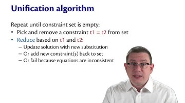 Unification Algorithm | OCaml Programming | Chapter 9 Video 44