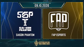 Saigon Phantom vs FAP Esports | SGP vs FAP - Vòng 12 ngày 2 [09.10.2020] - ĐTDV mùa Đông 2020