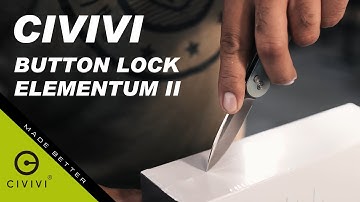 Great EDC pocket knife-CIVIVI Button Lock Elementum II