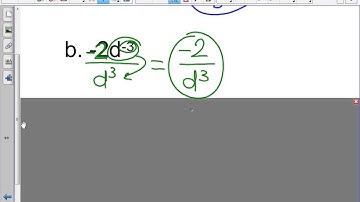 Algebra 1 - Lesson 7.1 Zero & Negative Exponents