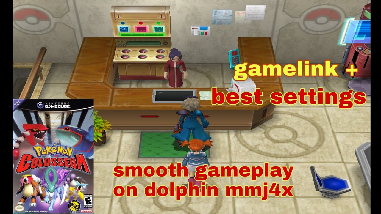 Pokemon Colosseum on dolphin mmj emulator smooth gameplay + game