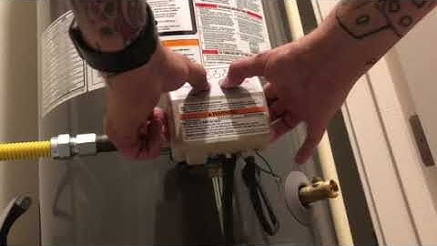 Resetting Rheem water heater with code