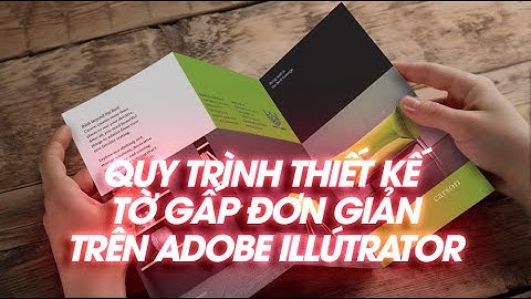 Hướng Dẫn thiết kế tờ gấp trên Adobe Illustrator