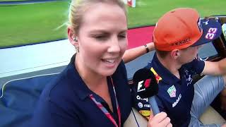Max Verstappen track parade reaction F1 2017 Malaysia GP