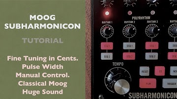 Moog Subharmonicon Tutorial. Part 3. Fine Tuning. Pulse Width Manual Control.