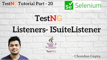What is TestNG ISuiteListener ? | Run multiple Suites with a Listener | TestNG Tutorial Part#20