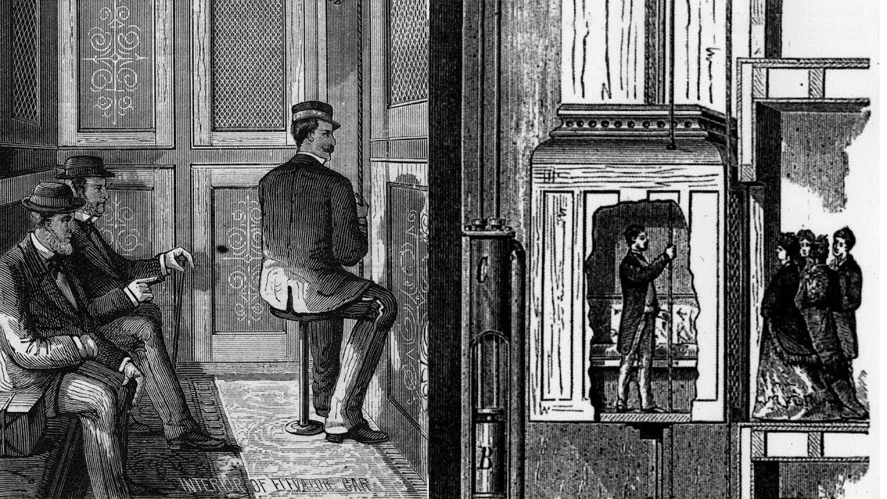 ELEVATORS (Passenger), New York, Chicago from 1870s- Lee Gray Lecture