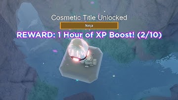 First Player To Get The Ninja Title In Dungeon Quest!