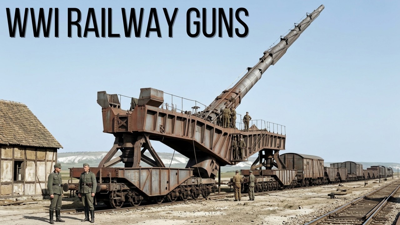 18 Railway Guns of World War One
