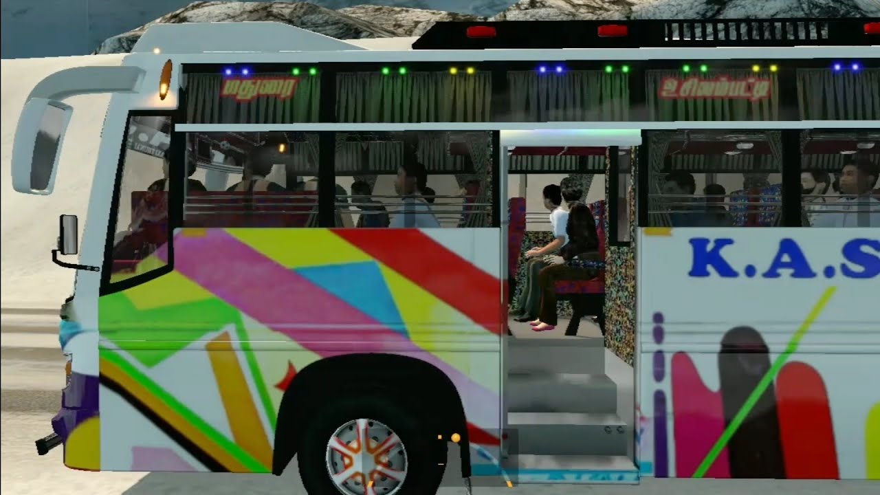 🥶TN Private Bus Driving on Iceland Contry🥶|Hills Place||Ets2 gameplay|Sp gaming