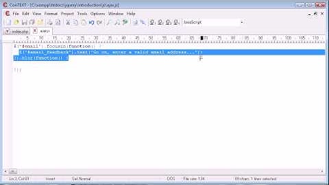 jQuery Tutorial - 107 - Email validation