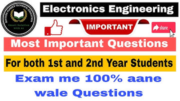 Most Important questions of electronics by vimal sir || Exam me aane wale question || Same as Exam