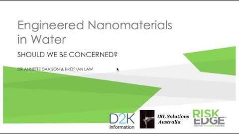 Engineered Nanomaterials in Water