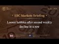 Loonie hobbles after second weekly decline in a row | Canadian dollar | EBC Markets Briefing