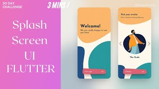 Flutter 2021 Real Splash Screens Tutorial Flutter Smtechviral Part - 1