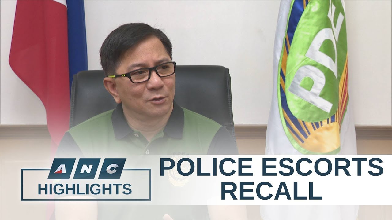 PH Drug Enforcement Agency Chief's police escorts recalled