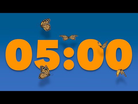 5 Minute Timer: Butterflies