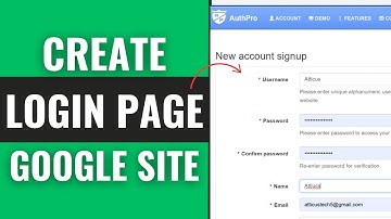 How To Create a Login Page in Google Sites (2025)