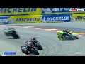 MotoGP, le cadute di Fabio Di Giannantonio e Alex Marquez nel GP di Germania allo Sky Sport Tech