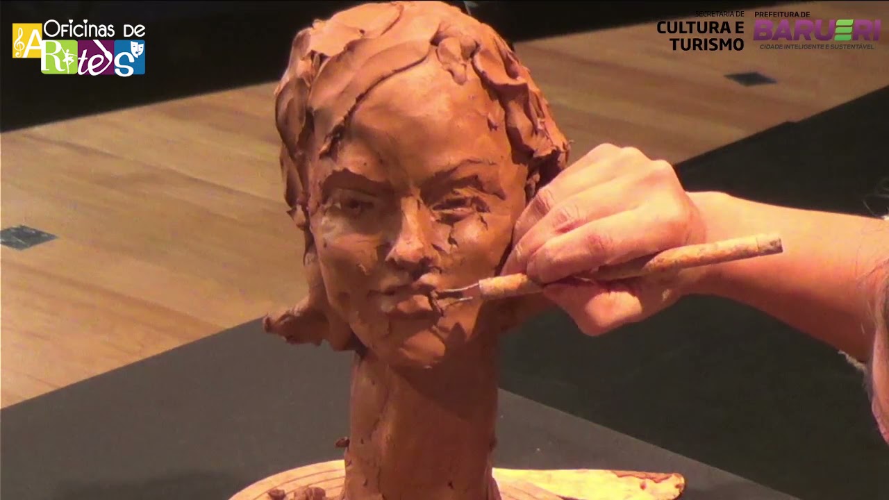 Aprenda a fazer Escultura: Modelagem de rosto em argila com a Professora kláudia Melo