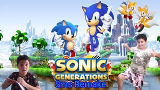 Jogando Sonic Generations SMS ANDROID REMAKE