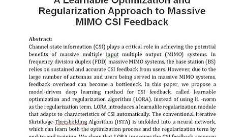 A Learnable Optimization and Regularization Approach to Massive MIMO CSI Feedback