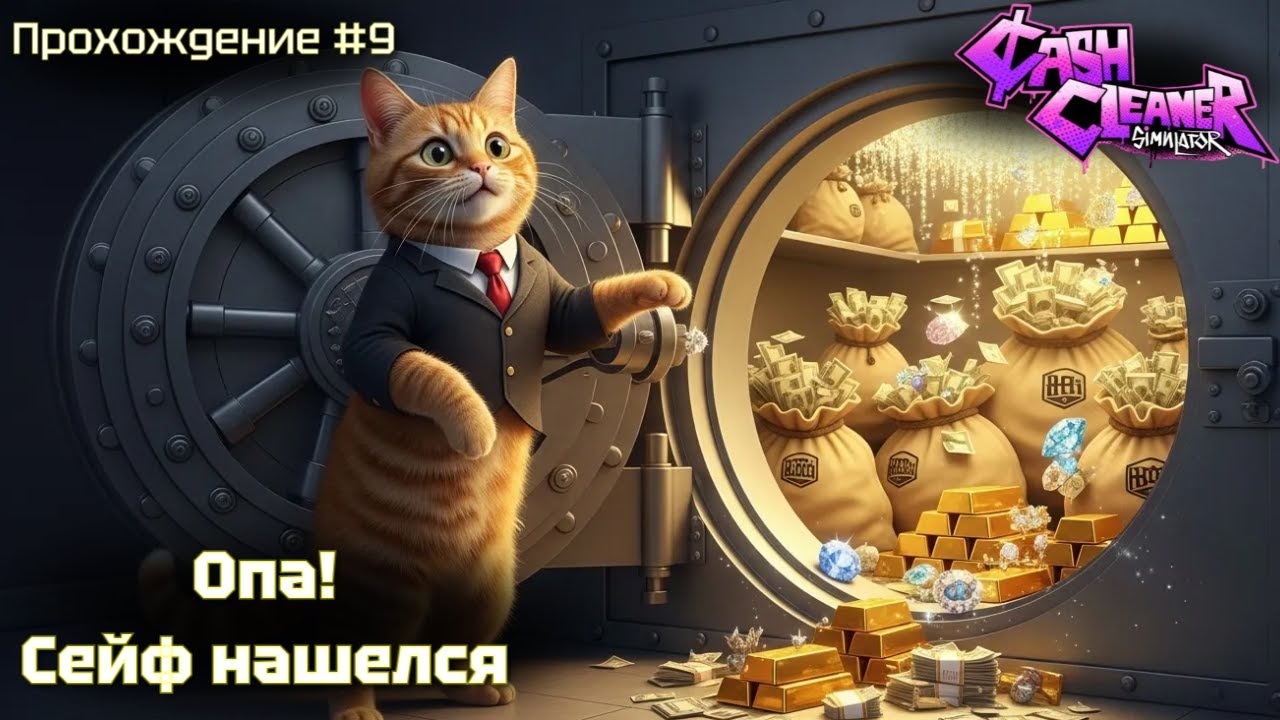 Опа, сейф нашелся! Cash Cleaner Simulator #9