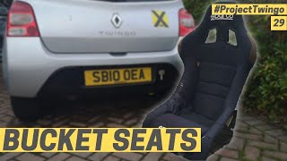 Project Twingo - Part 29 - Bucket Seat & OMP Subframes Install