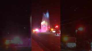 Truck Hit Fire Hydrant Under 66kV Power Lines