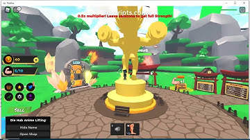 Roblox Script Anime Lifting Simulator GUI Script