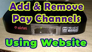 How to Add & Remove Pay Channels On Airtel Digital TV DTH Using Website & App | Som Tips screenshot 1