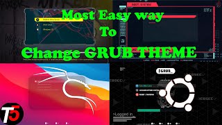Most Easy way to change GRUB theme in Linux