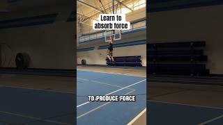 Use yielding plyometrics and drop jumps to learn how to absorb force #athlete #plyometrics #loading