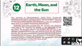 Class 7 Science Curiosity Chapter 12 Earth Moon And The Sun Explanation In Hindi CBSE 2026