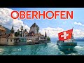 Oberhofen  a truly beautiful swiss village by lake thun  oberland switzerland