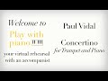Vidal  concertino  playwithpiano piano accompaniment