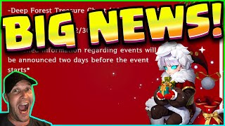 BIG NEWS Regarding the UPDATE and NEW Events