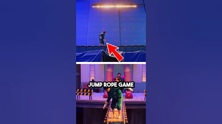 Behind The Scenes Of The Squid Game Jump Rope Game! 🙈😱