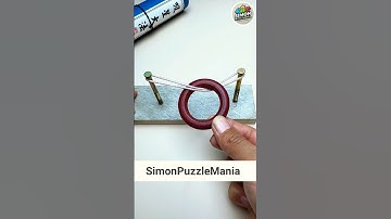 How to Remove the Ring Without Cutting the Rope! #shorts #puzzle