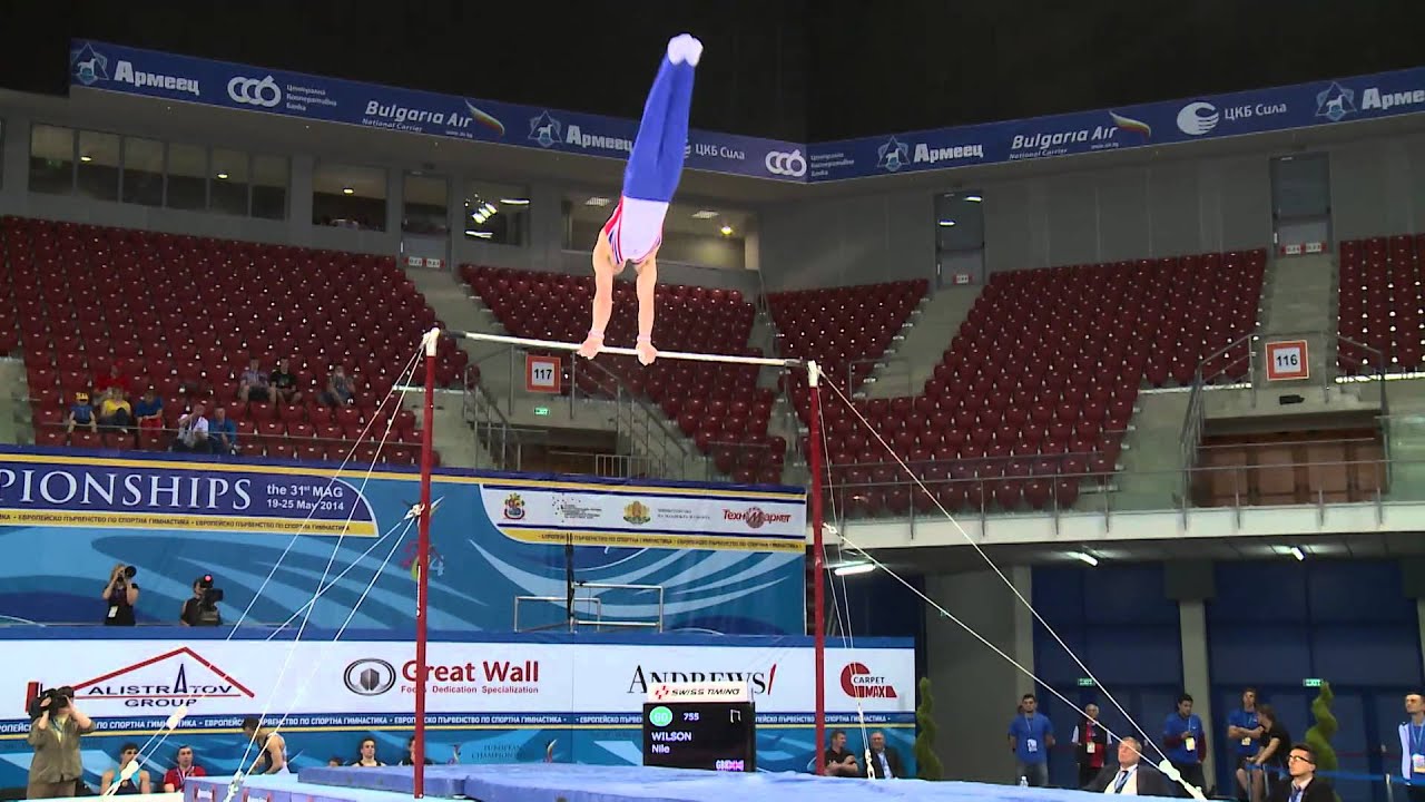 Nile Wilson - High Bar - All Around - 2014 Junior Euros