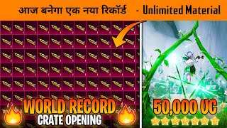  Unlimited Material Glitch - 50000 Uc Crate Opening Ranveer Singh Spin New X-Suit Maxout In Bgmi