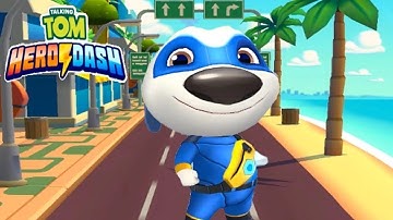 MY TALKING TOM HERO DASH PART-3 HANK #mytalkingtomherogames