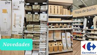 Carrefour Novedades Decoración Organización Almacenaje Cestas Cajas Muebles Auxiliares Estantes Baño