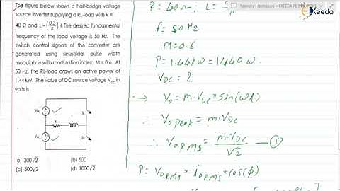 Exploring Sinusoidal Pulse Width Modulation In Power Electronics For GATE | Numerical