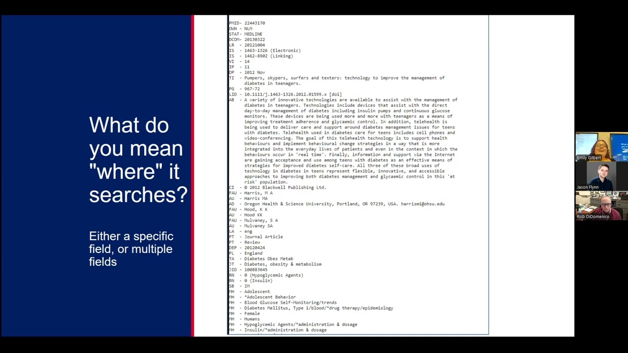 Troubleshooting PubMed Webinar Fall 2025